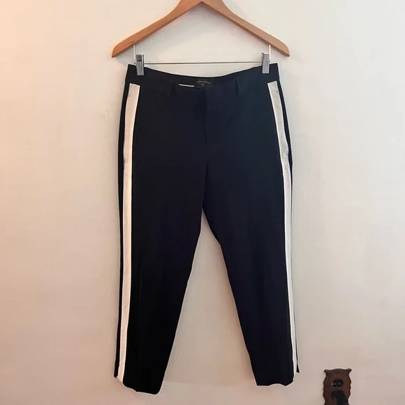White Stripe Black Office Pant - Picture 1 of 4